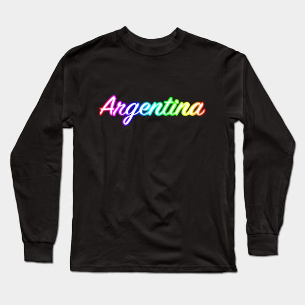 Argentina Long Sleeve T-Shirt by lenn